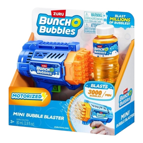 Zuru Other - Zuru Bunch O Bubbles Mini Bubble Blaster - Blue and Orange